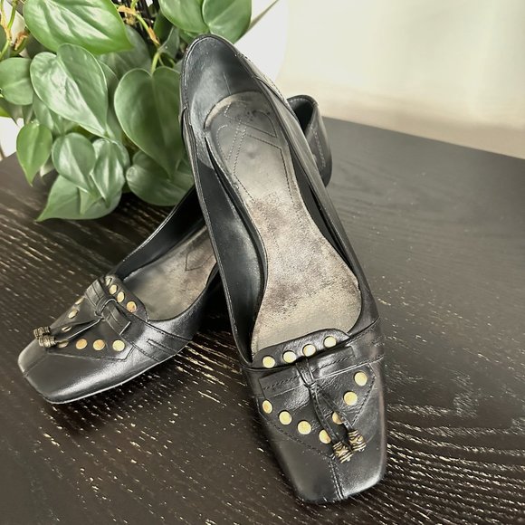 Nine West Square Toe Pumps - Picture 1 of 6
